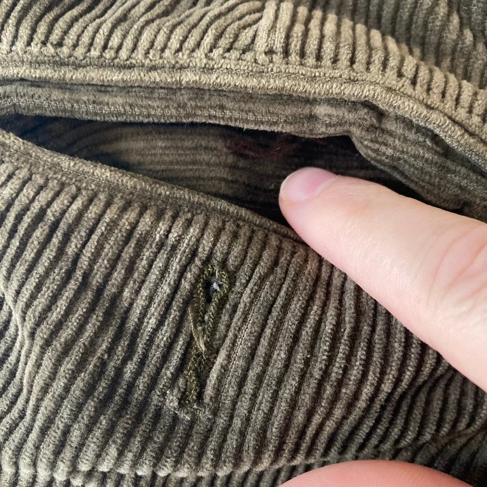 VTG Polo Ralph Lauren Andrew Pant CORDUROY Men 36x34 (Fit 33x28) Brown Preppy